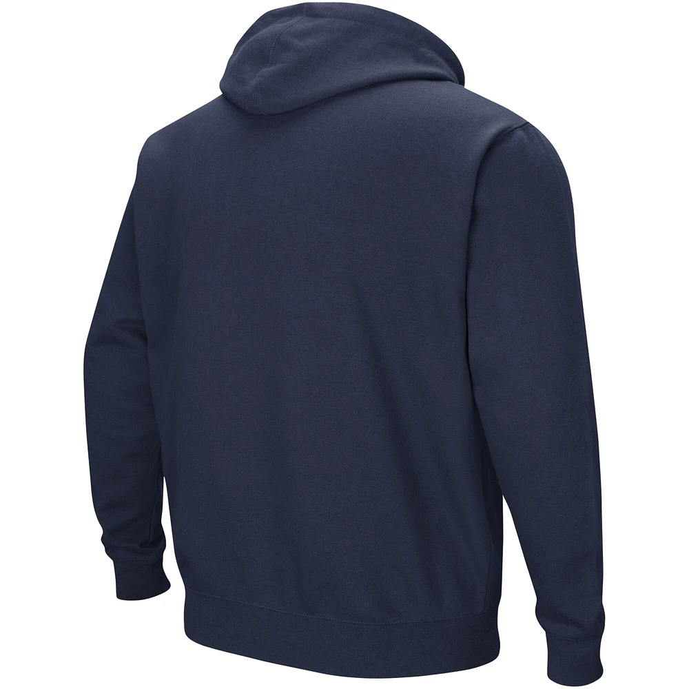 Sweat à capuche Colosseum Navy Auburn Tigers Sunrise pour hommes