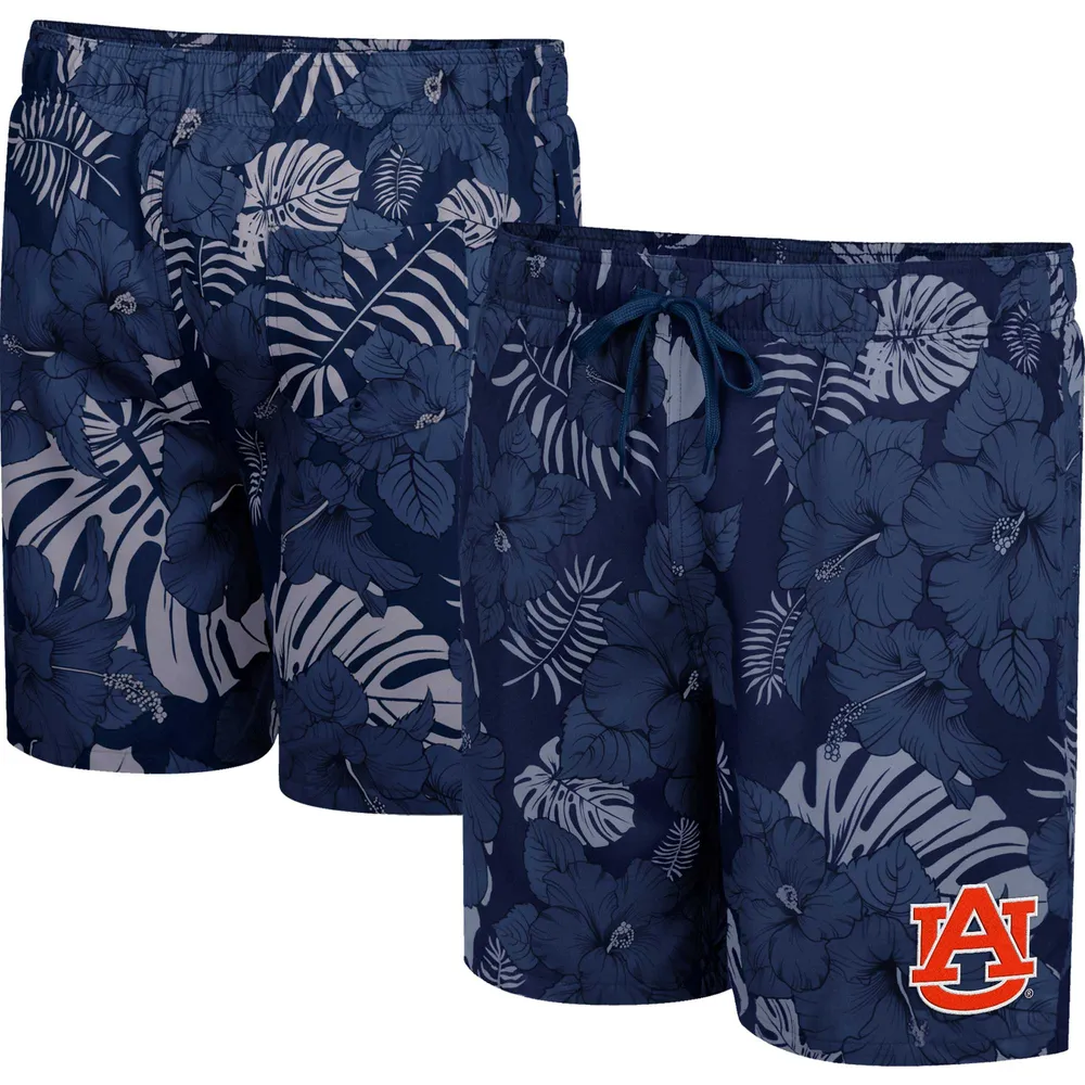 Short de bain Colosseum Navy Auburn Tigers The Dude pour homme