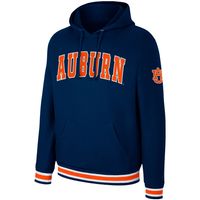 Men's Colosseum Navy Auburn Tigers Varsity Arch Pullover Hoodie