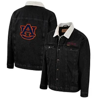 Veste en jean Colosseum x Wrangler Charcoal Auburn Tigers Western pour homme