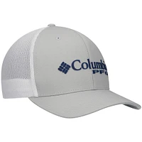 Men's Columbia Gray Auburn Tigers PFG Snapback Hat