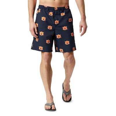 Men's Columbia Navy Auburn Tigers Backcast III Printed Short