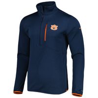 Men's Columbia Navy Auburn Tigers Park View Omni-Wick Half-Zip Top