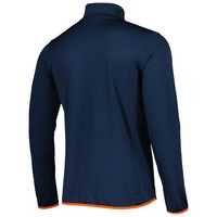 Men's Columbia Navy Auburn Tigers Park View Omni-Wick Half-Zip Top