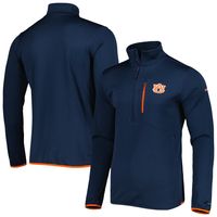 Men's Columbia Navy Auburn Tigers Park View Omni-Wick Half-Zip Top