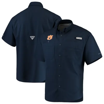 Auburn Tigers Columbia PFG Tamiami Shirt - Navy