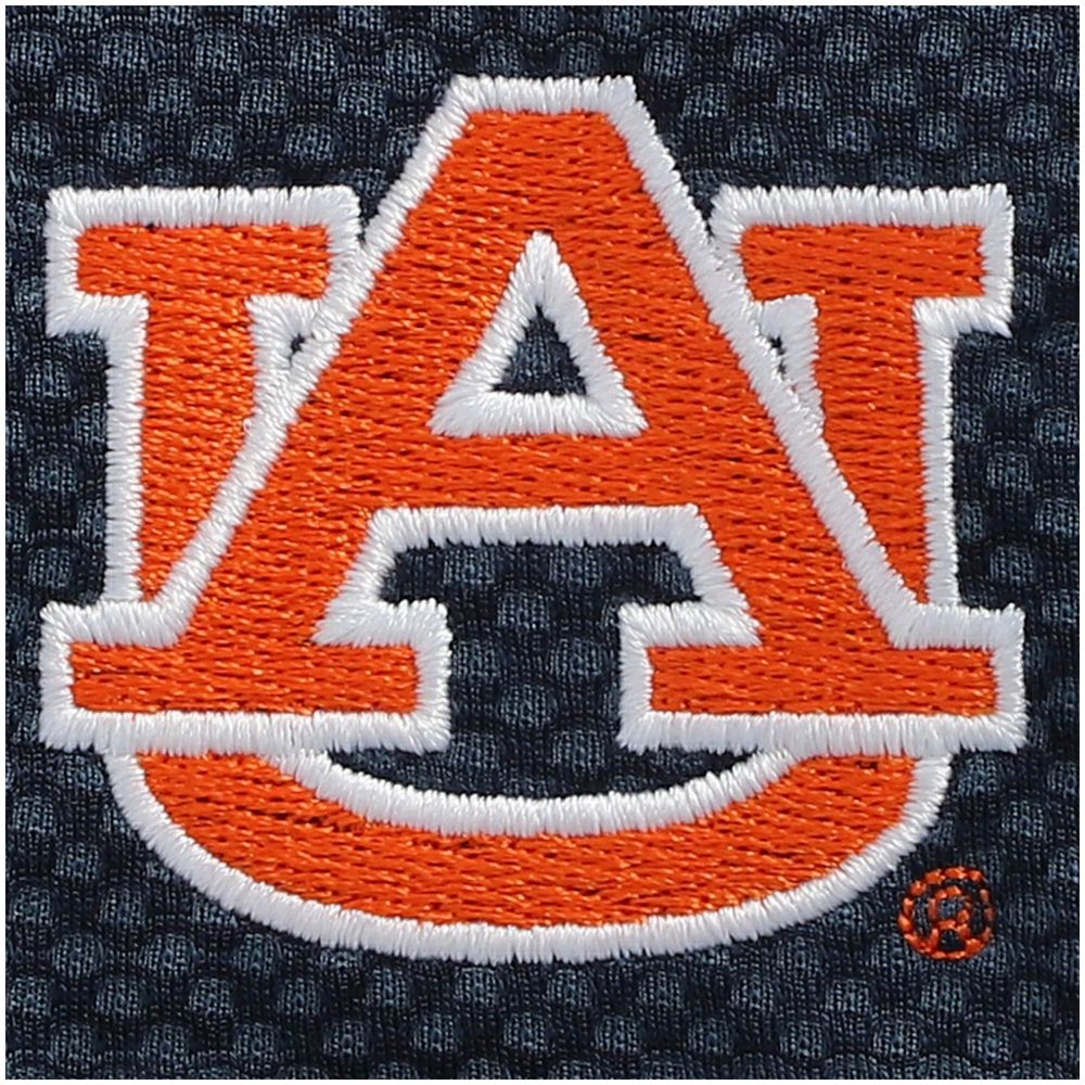 Men's Columbia Navy Auburn Tigers Scorecard Quarter-Zip Jacket