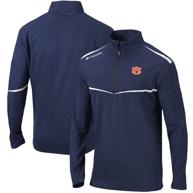 Veste Columbia Navy Auburn Tigers Scorecard Quarter-Zip pour homme