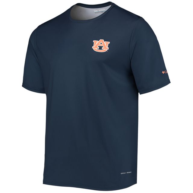 Lids Auburn Tigers Columbia Super Slack Tide Omni-Shade Button-Up Shirt -  Navy