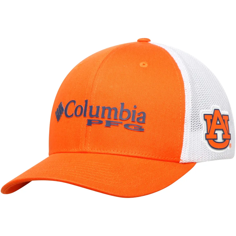 Men's Columbia Orange Auburn Tigers Collegiate PFG Flex Hat