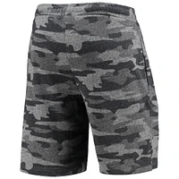 Short de survêtement Concepts Sport Charcoal/Gris Auburn Tigers Camo Backup Terry Jam pour homme