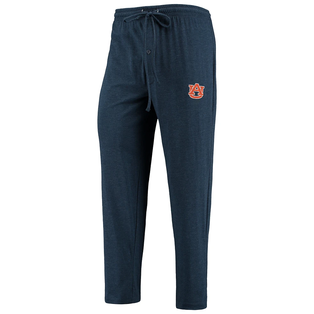 Men's Concepts Sport Navy/Heathered Charcoal Auburn Tigers Meter Long Sleeve T-Shirt & Pants Sleep Set