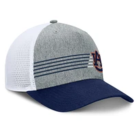 Men's Fanatics Heather Gray/Navy Auburn Tigers Profile Trucker Adjustable Hat