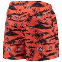 Men's FOCO Orange Auburn Tigers Island Palm Swim Trunks