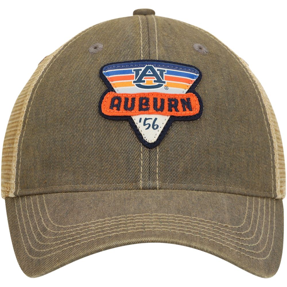 Men's Gray Auburn Tigers Legacy Point Old Favorite Trucker Snapback Hat