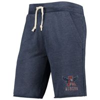 Men's Heathered Navy Alternative Apparel Auburn Tigers Victory Lounge Shorts