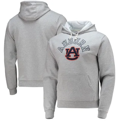 Auburn Tigers League Collegiate Wear Seal Neuvo Essential Fleece Pullover Hoodie - Heathered Gray