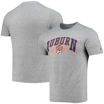 Men's League Collegiate Wear Heather Gray Louisville Cardinals Victory  Falls Tri-Blend T-Shirt