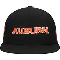 Men's Mitchell & Ness  Black Auburn Tigers Triple Play Snapback Hat