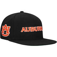 Men's Mitchell & Ness  Black Auburn Tigers Triple Play Snapback Hat