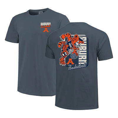T-shirt Dunk Mascotte Bleu Marine Auburn Tigers Comfort Colors pour homme