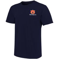 Men's Navy Auburn Tigers Softball Seal T-Shirt