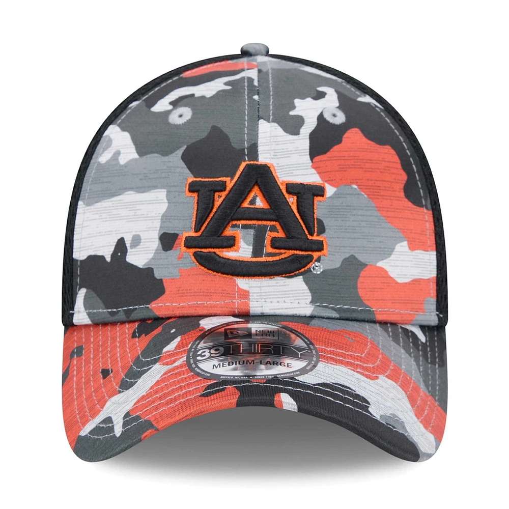 Casquette New Era camouflage/noir Auburn Tigers Active 39THIRTY Flex pour hommes