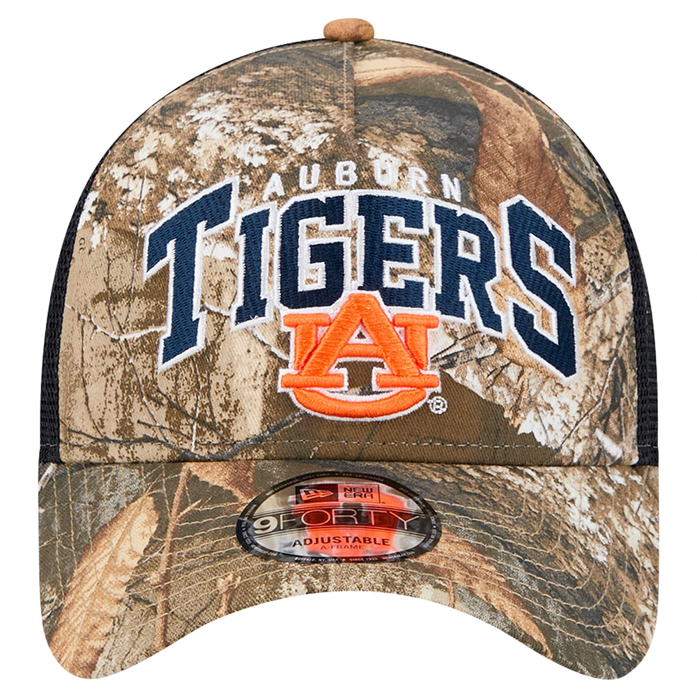 Casquette ajustable A-Frame 9FORTY Auburn Tigers camouflage/bleu marine New Era pour homme