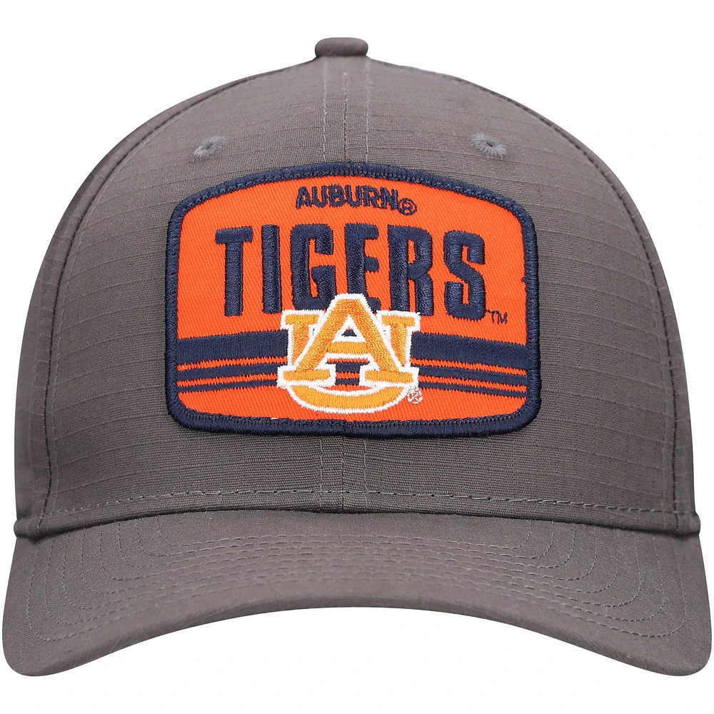 Casquette ajustable extensible à boutons-pression 9SEVENTY de New Era pour homme, couleur anthracite, Auburn Tigers Team Elevated