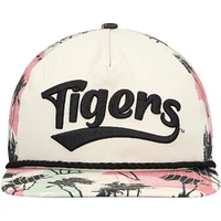 Men's New Era Cream Auburn Tigers High Tide Golfer Snapback Hat