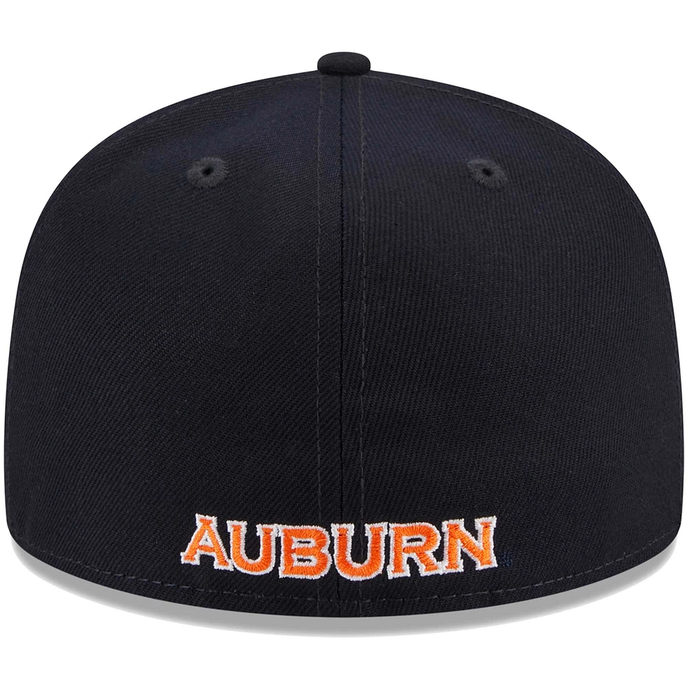 Men's New Era Navy Auburn Tigers 59FIFTY Fitted Hat