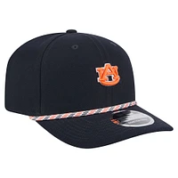 Casquette extensible à boutons-pression New Era bleu marine Auburn Tigers Game Day 9SEVENTY pour homme