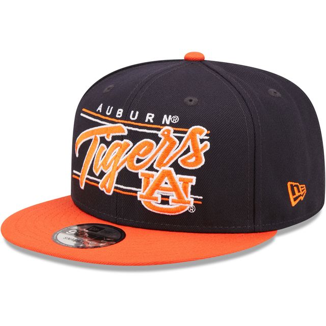 Casquette Snapback 9FIFTY Team Script des Tigres Auburn New Era bleu marine pour homme