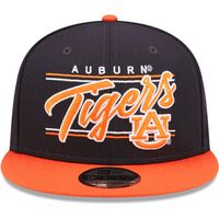 Men's New Era Navy Auburn Tigers Team Script 9FIFTY Snapback Hat