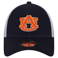 Men's New Era Navy Auburn Tigers Trucker 9FORTY Adjustable Hat