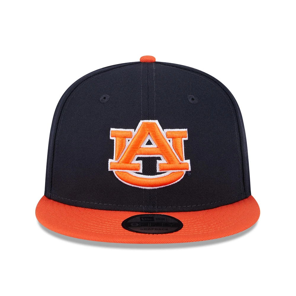 Casquette Snapback bicolore 9FIFTY Auburn Tigers de New Era pour homme