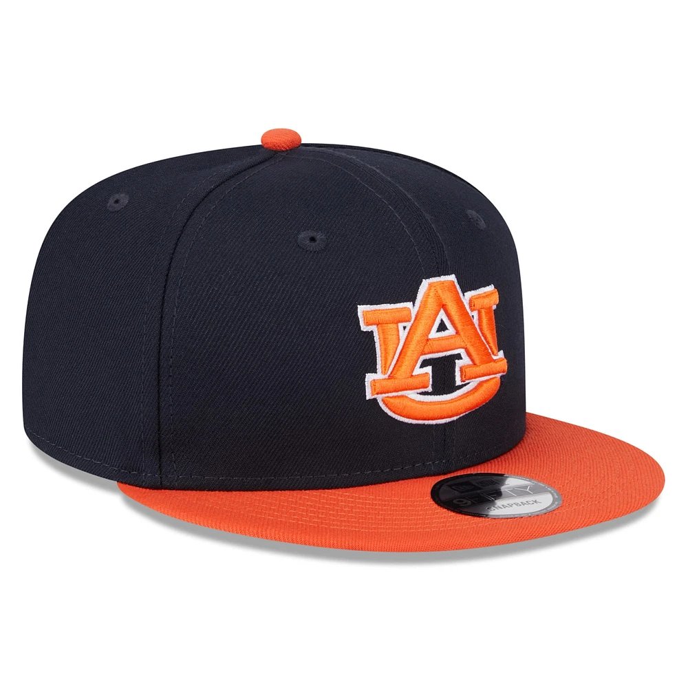 Casquette Snapback bicolore 9FIFTY Auburn Tigers de New Era pour homme