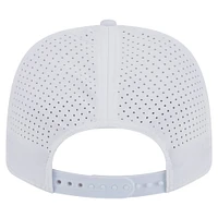 Casquette extensible à boutons-pression New Era blanche Auburn Tigers Perform Vault 9SEVENTY pour homme