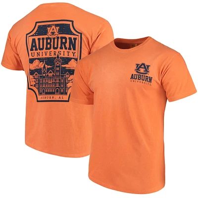 T-shirt Homme Orange Auburn Tigers Comfort Colors Campus Icon