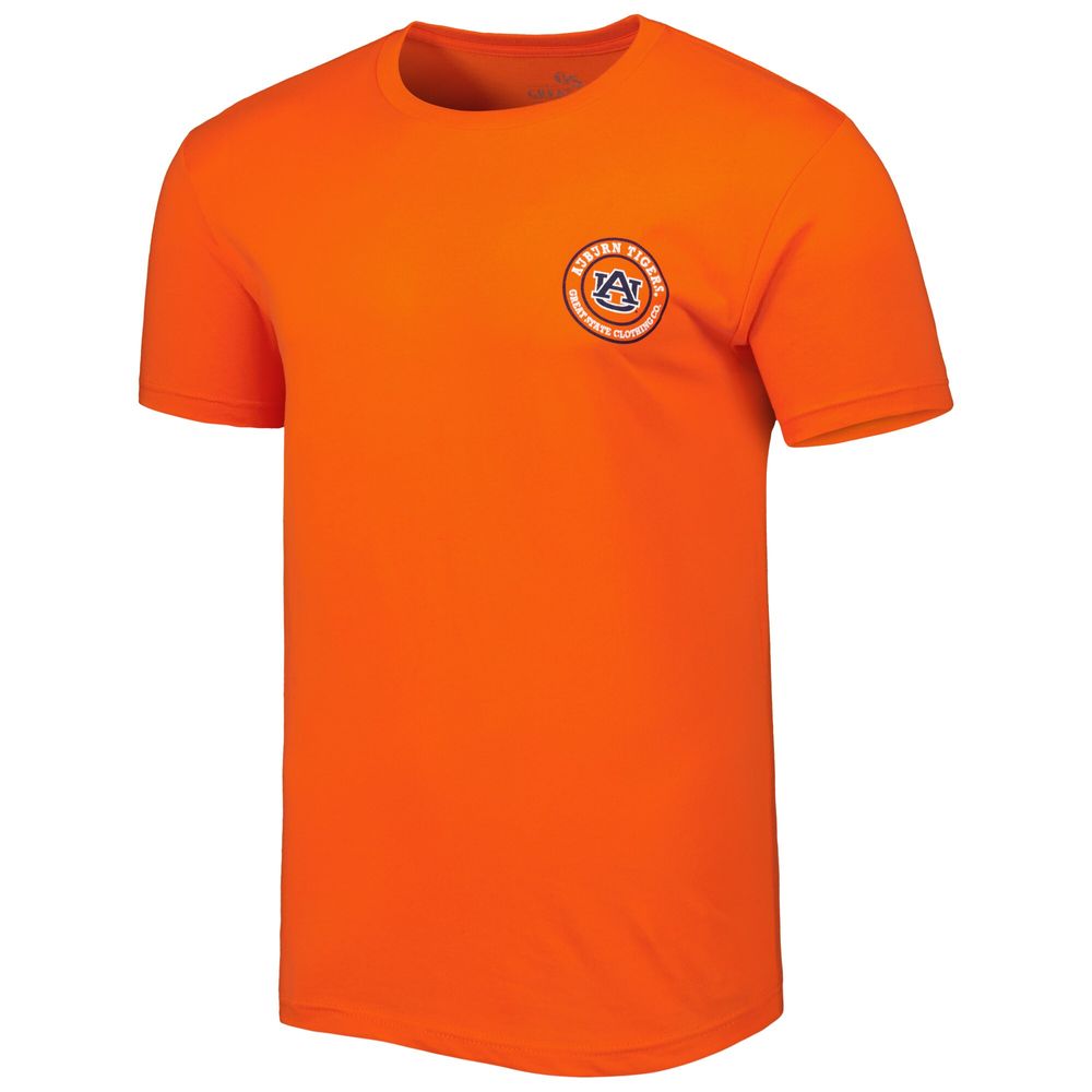 Men's Orange Auburn Tigers Double Diamond Crest T-Shirt