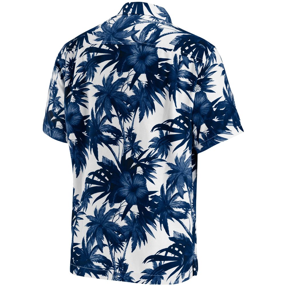 Men's Tommy Bahama Navy Auburn Tigers Harbor Island Hibiscus Button-Up Shirt