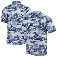 Men's Tommy Bahama Navy Auburn Tigers Tropical Horizons Button-Up Shirt
