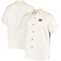 Men's Tommy Bahama White Auburn Tigers Al Fresco Tropics Jacquard