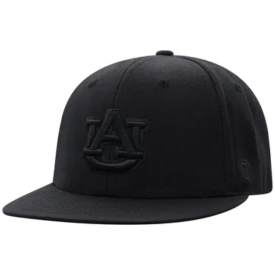 Auburn Tigers Top of the World Black On Fitted Hat