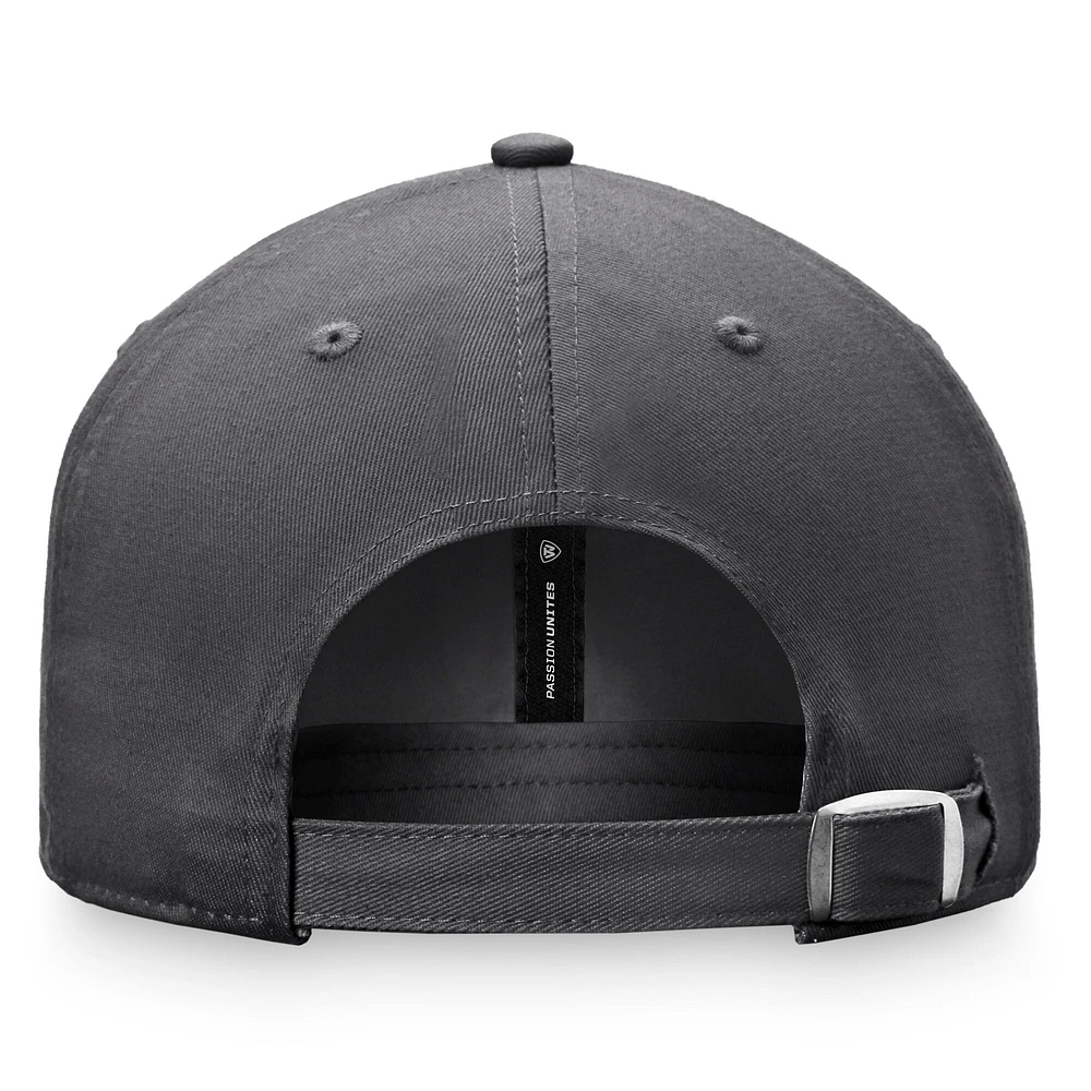 TOP AUB CHARC NCAA TOP SLICE ADJ - CHARCOAL HATMENUST