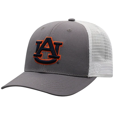 Casquette ajustable de camionneur Auburn Tigers gris Top of the World pour hommes
