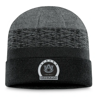 Men's Top of the World Heather Black Auburn Tigers Frostbite Cuffed Knit Hat