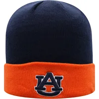 Men's Top of the World Navy/Orange Auburn Tigers Core 2-Tone Cuffed Knit Hat