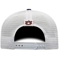 Men's Top of the World Navy/White Auburn Tigers Trucker Snapback Hat