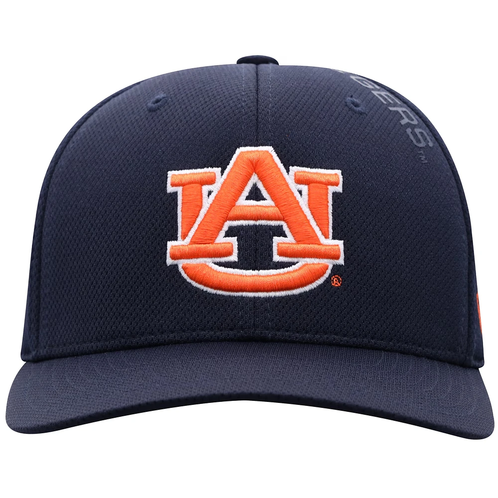 Casquette Flex Fit Reflex 2.0 bleu marine Auburn Tigers Top of the World pour homme